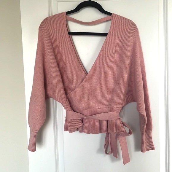 Mendocino Pink Knit Sweater - Picture 2 of 7